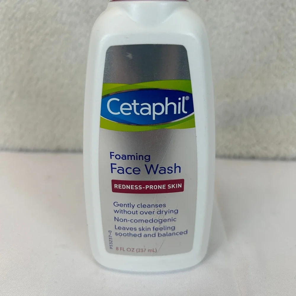 Cetaphil Foaming Face Wash for Redness Prone Skin 8oz 237ml Gently Cleanses